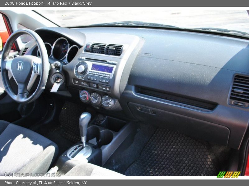 Milano Red / Black/Grey 2008 Honda Fit Sport