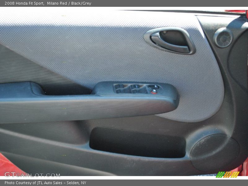 Milano Red / Black/Grey 2008 Honda Fit Sport