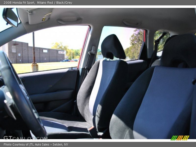 Milano Red / Black/Grey 2008 Honda Fit Sport
