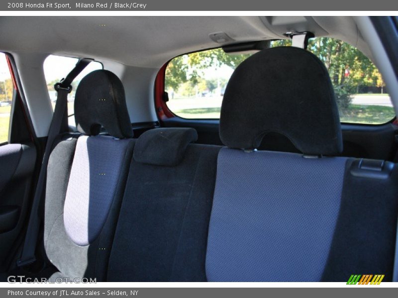 Milano Red / Black/Grey 2008 Honda Fit Sport