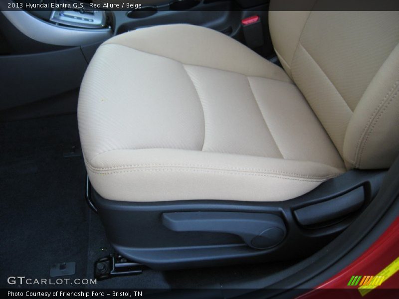 Red Allure / Beige 2013 Hyundai Elantra GLS