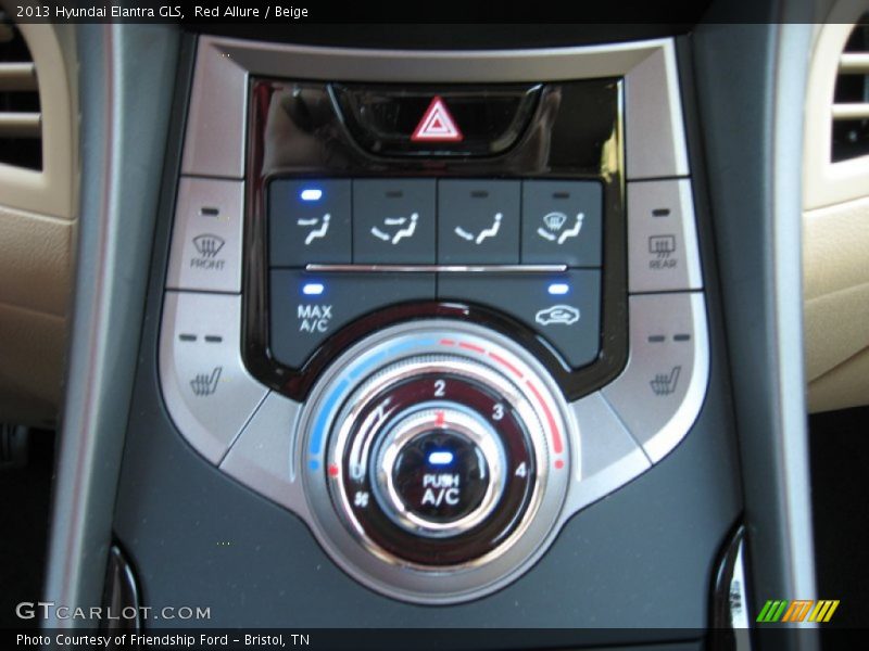 Red Allure / Beige 2013 Hyundai Elantra GLS