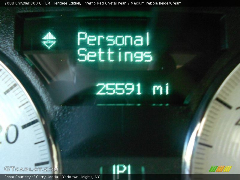 Inferno Red Crystal Pearl / Medium Pebble Beige/Cream 2008 Chrysler 300 C HEMI Heritage Edition