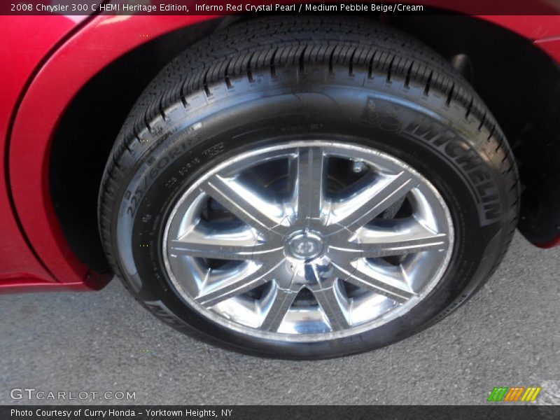 Inferno Red Crystal Pearl / Medium Pebble Beige/Cream 2008 Chrysler 300 C HEMI Heritage Edition