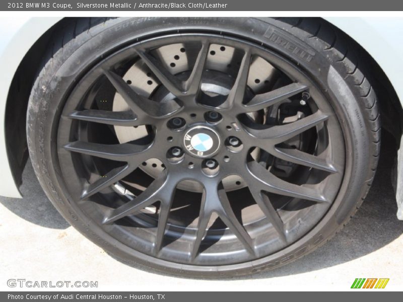 Silverstone Metallic / Anthracite/Black Cloth/Leather 2012 BMW M3 Coupe