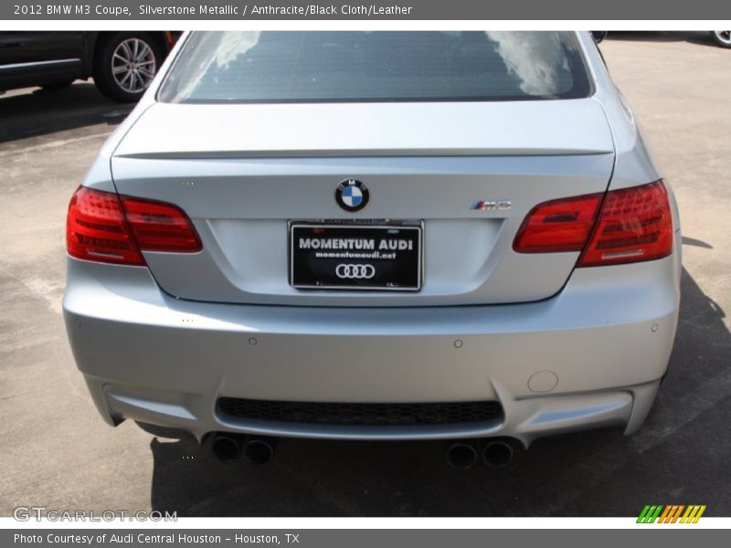 Silverstone Metallic / Anthracite/Black Cloth/Leather 2012 BMW M3 Coupe