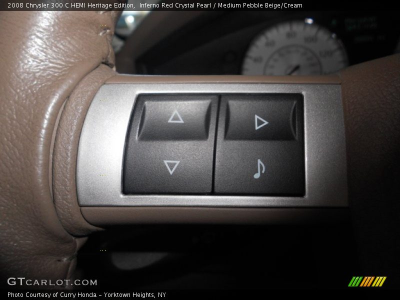 Inferno Red Crystal Pearl / Medium Pebble Beige/Cream 2008 Chrysler 300 C HEMI Heritage Edition