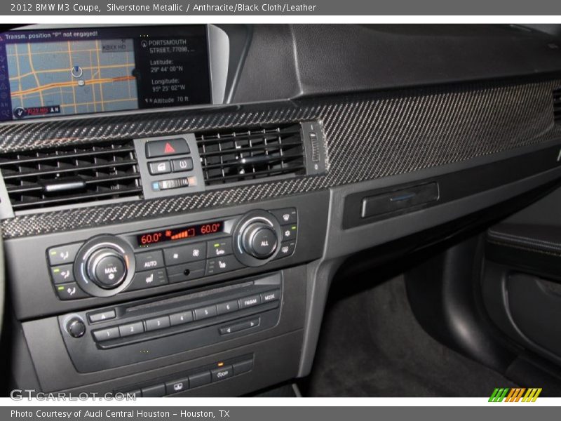 Silverstone Metallic / Anthracite/Black Cloth/Leather 2012 BMW M3 Coupe