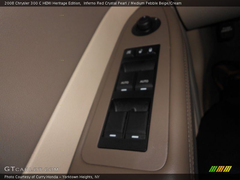 Inferno Red Crystal Pearl / Medium Pebble Beige/Cream 2008 Chrysler 300 C HEMI Heritage Edition