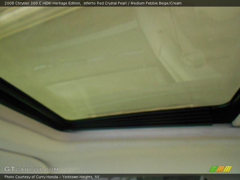 Inferno Red Crystal Pearl / Medium Pebble Beige/Cream 2008 Chrysler 300 C HEMI Heritage Edition