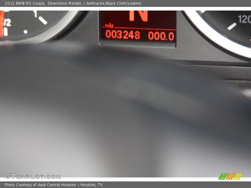 Silverstone Metallic / Anthracite/Black Cloth/Leather 2012 BMW M3 Coupe