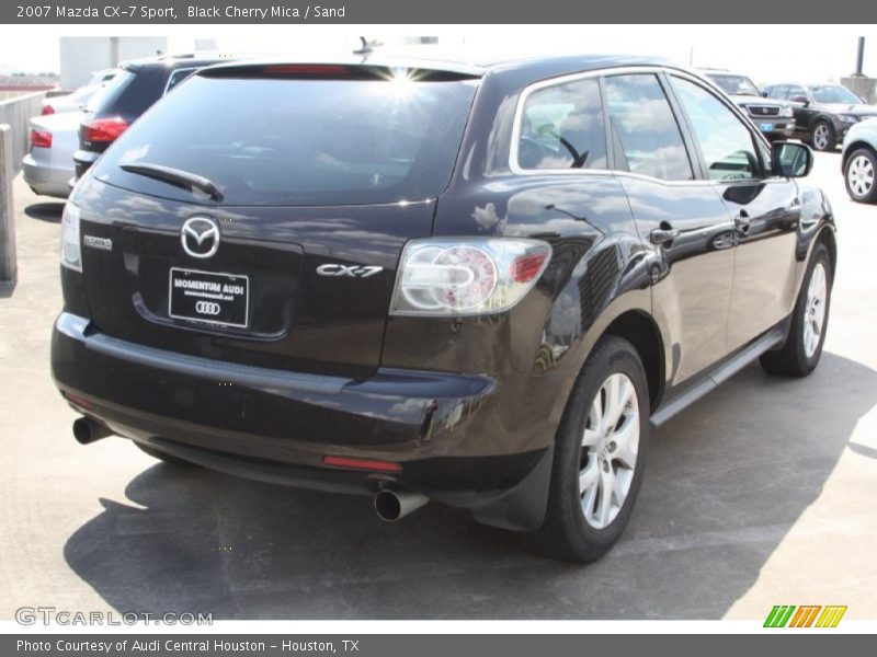 Black Cherry Mica / Sand 2007 Mazda CX-7 Sport