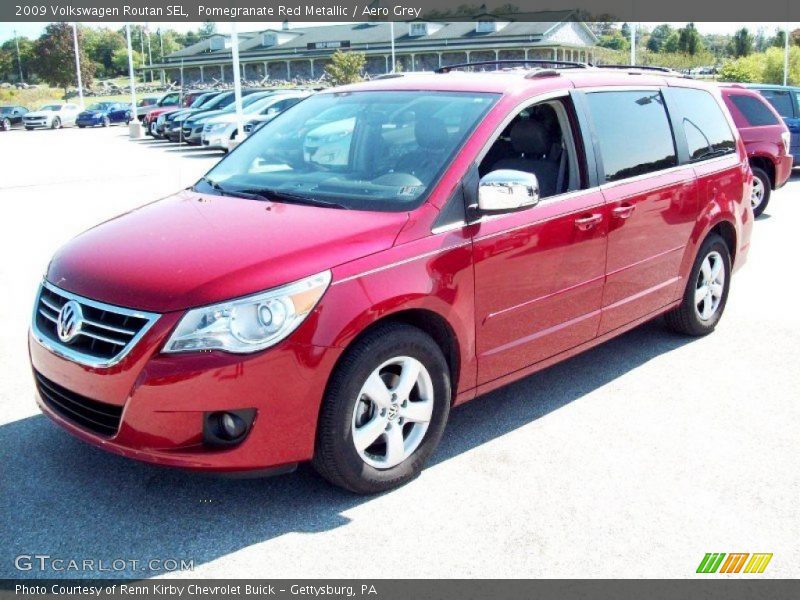 Pomegranate Red Metallic / Aero Grey 2009 Volkswagen Routan SEL