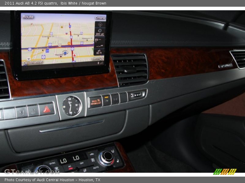 Ibis White / Nougat Brown 2011 Audi A8 4.2 FSI quattro
