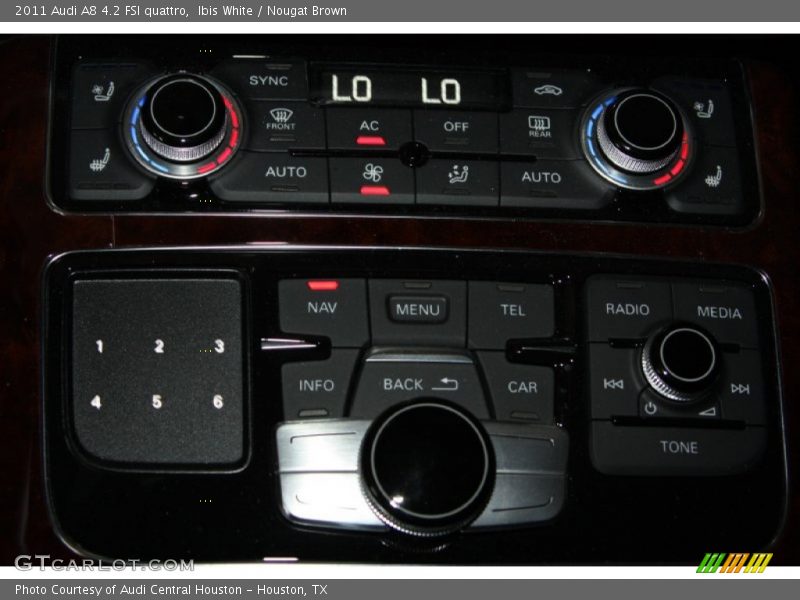 Ibis White / Nougat Brown 2011 Audi A8 4.2 FSI quattro