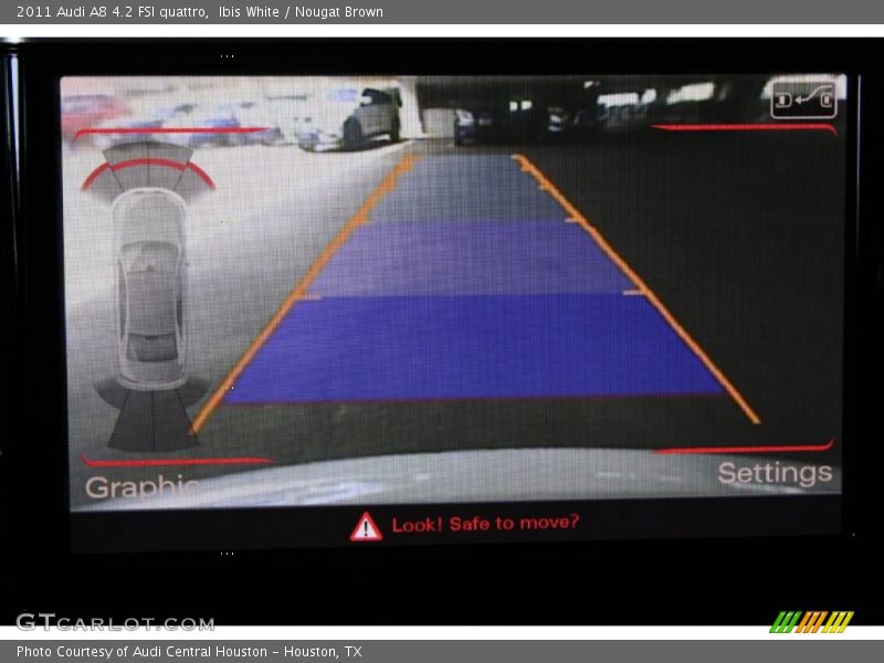 Ibis White / Nougat Brown 2011 Audi A8 4.2 FSI quattro