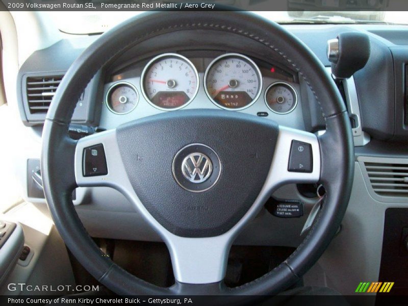 Pomegranate Red Metallic / Aero Grey 2009 Volkswagen Routan SEL