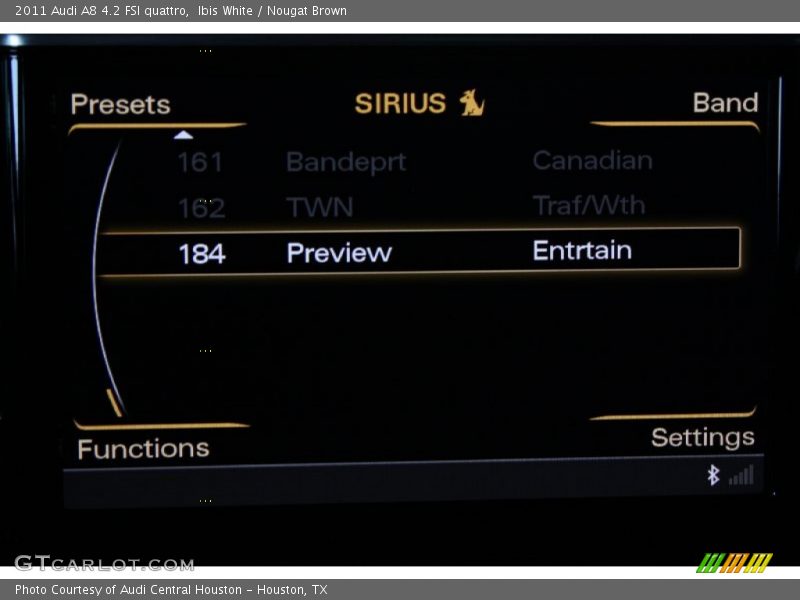 Ibis White / Nougat Brown 2011 Audi A8 4.2 FSI quattro
