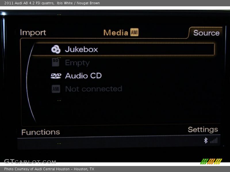 Ibis White / Nougat Brown 2011 Audi A8 4.2 FSI quattro