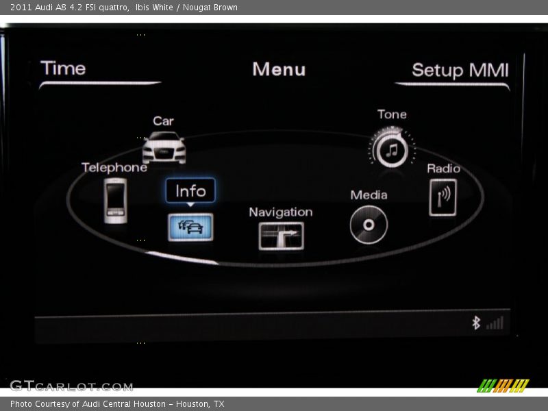 Ibis White / Nougat Brown 2011 Audi A8 4.2 FSI quattro
