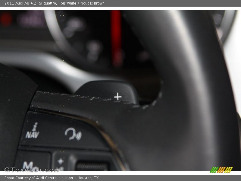 Ibis White / Nougat Brown 2011 Audi A8 4.2 FSI quattro