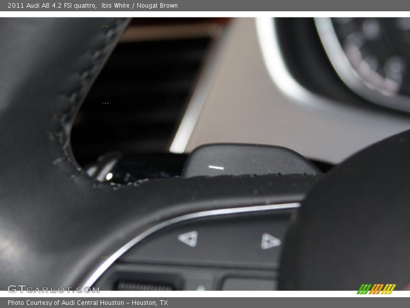 Ibis White / Nougat Brown 2011 Audi A8 4.2 FSI quattro