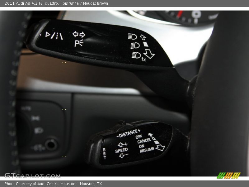 Ibis White / Nougat Brown 2011 Audi A8 4.2 FSI quattro