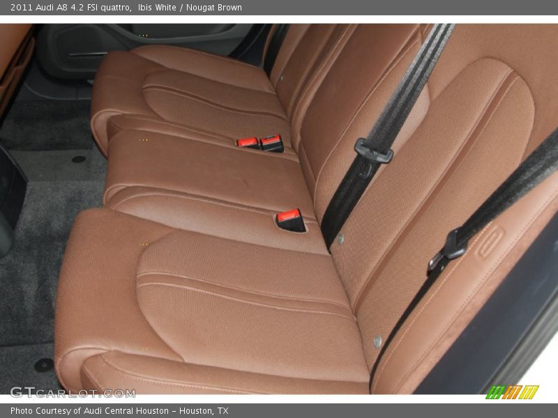 Ibis White / Nougat Brown 2011 Audi A8 4.2 FSI quattro