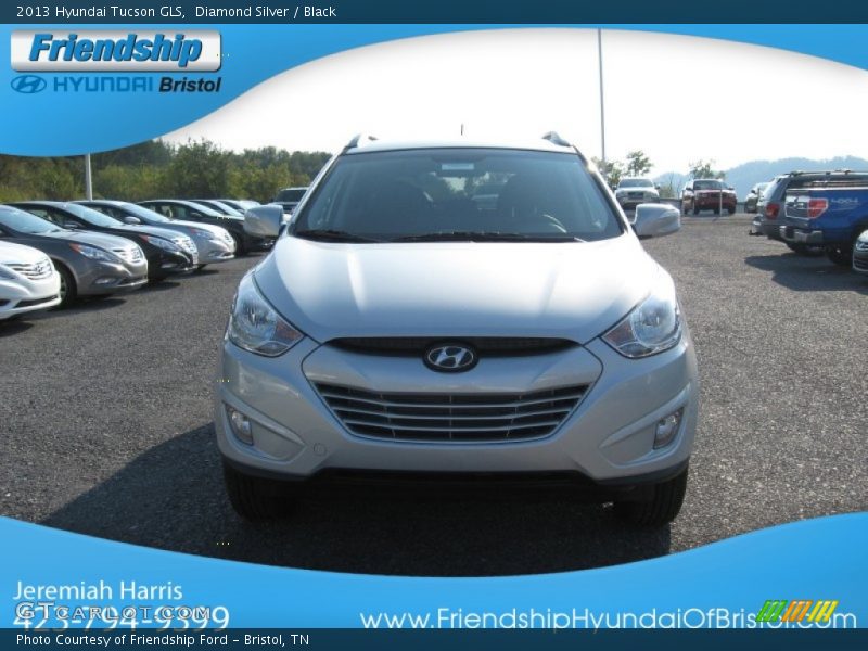 Diamond Silver / Black 2013 Hyundai Tucson GLS