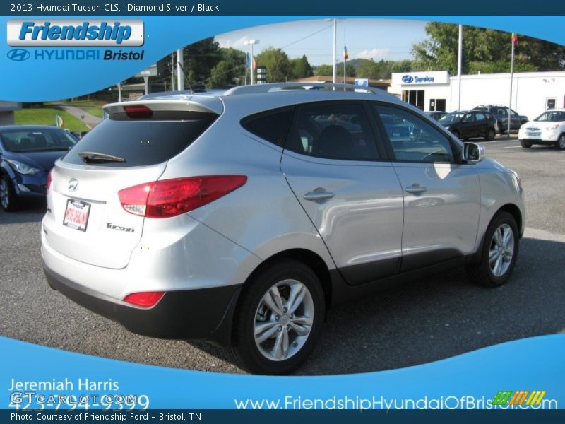 Diamond Silver / Black 2013 Hyundai Tucson GLS