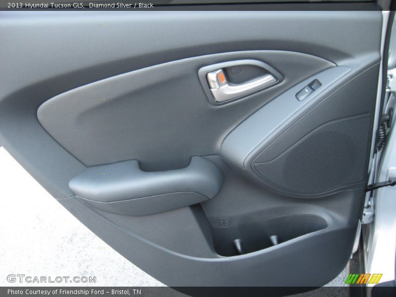 Diamond Silver / Black 2013 Hyundai Tucson GLS