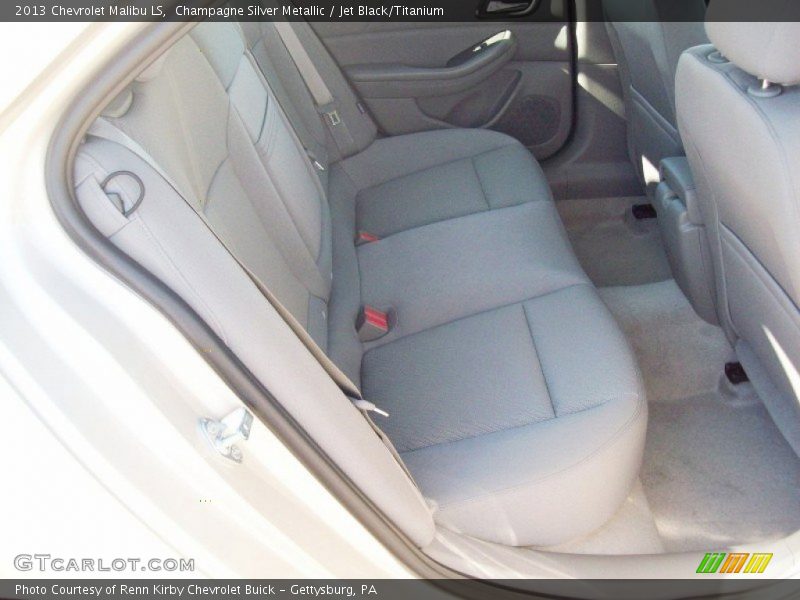Champagne Silver Metallic / Jet Black/Titanium 2013 Chevrolet Malibu LS