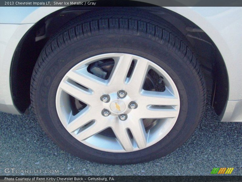 Silver Ice Metallic / Gray 2013 Chevrolet Impala LT