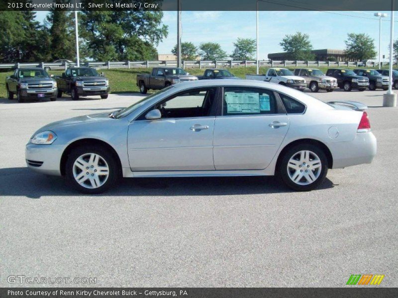 Silver Ice Metallic / Gray 2013 Chevrolet Impala LT