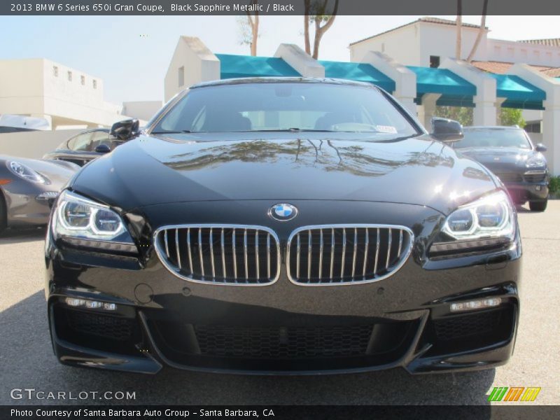 Black Sapphire Metallic / Black 2013 BMW 6 Series 650i Gran Coupe