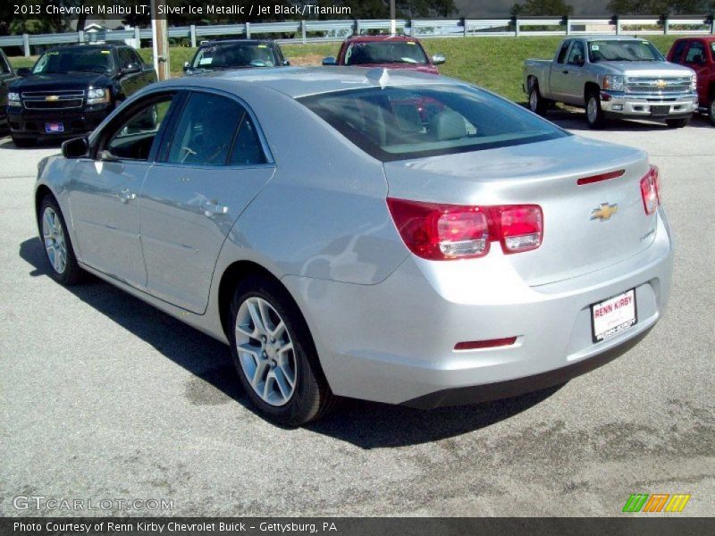 Silver Ice Metallic / Jet Black/Titanium 2013 Chevrolet Malibu LT