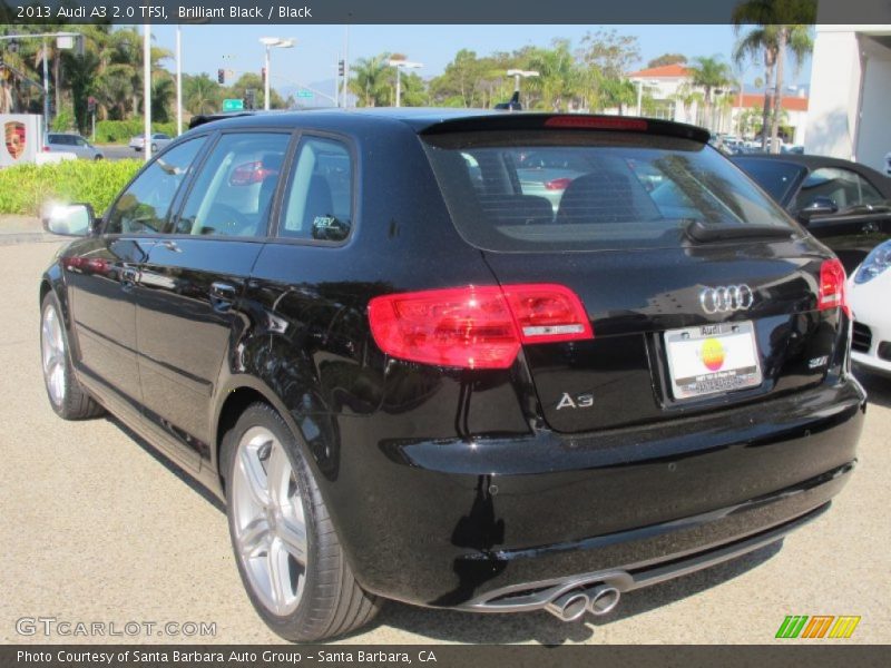Brilliant Black / Black 2013 Audi A3 2.0 TFSI
