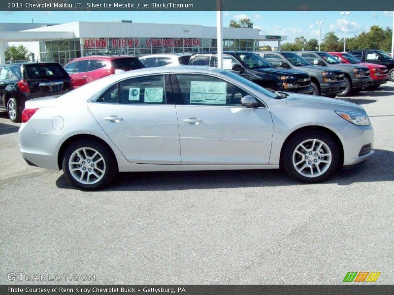 Silver Ice Metallic / Jet Black/Titanium 2013 Chevrolet Malibu LT