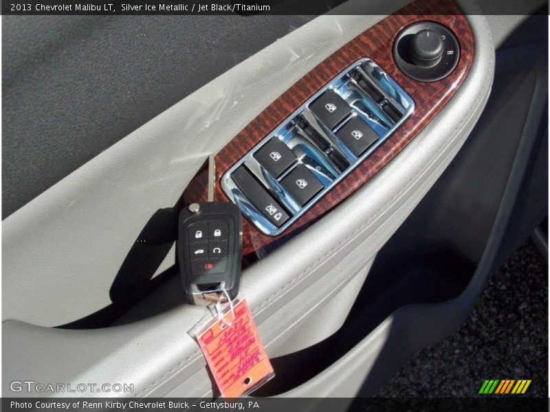 Silver Ice Metallic / Jet Black/Titanium 2013 Chevrolet Malibu LT