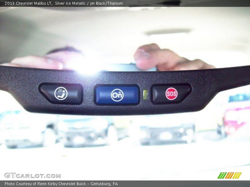 Silver Ice Metallic / Jet Black/Titanium 2013 Chevrolet Malibu LT