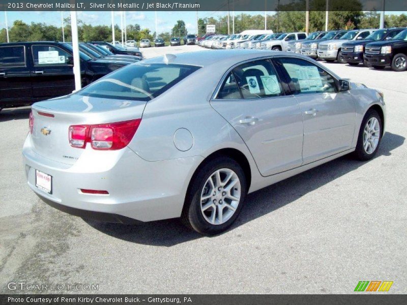 Silver Ice Metallic / Jet Black/Titanium 2013 Chevrolet Malibu LT