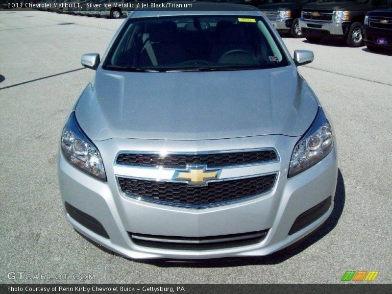 Silver Ice Metallic / Jet Black/Titanium 2013 Chevrolet Malibu LT