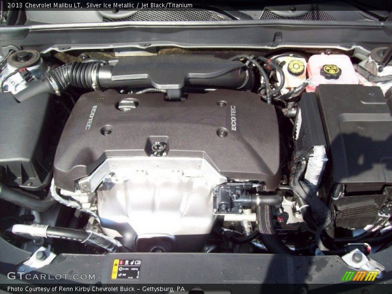 Silver Ice Metallic / Jet Black/Titanium 2013 Chevrolet Malibu LT