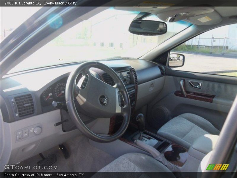 Ebony Black / Gray 2005 Kia Sorento EX