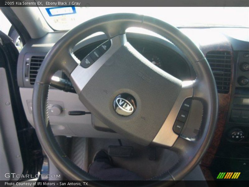 Ebony Black / Gray 2005 Kia Sorento EX