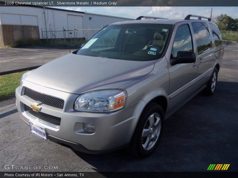 Silverstone Metallic / Medium Gray 2008 Chevrolet Uplander LT