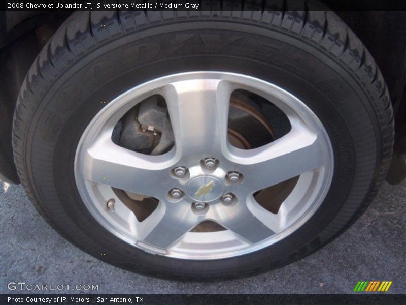 Silverstone Metallic / Medium Gray 2008 Chevrolet Uplander LT