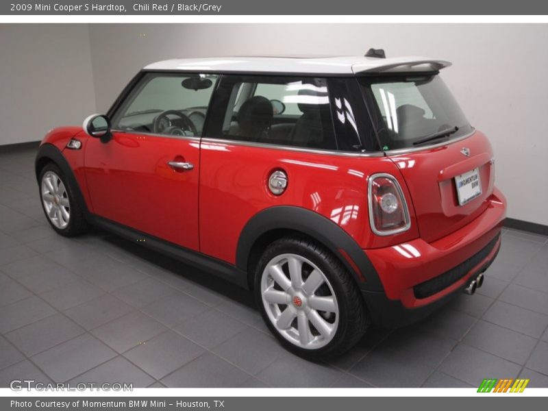 Chili Red / Black/Grey 2009 Mini Cooper S Hardtop