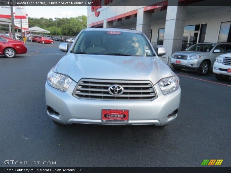 Classic Silver Metallic / Ash 2010 Toyota Highlander