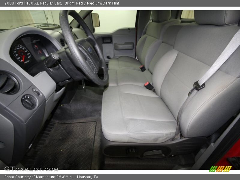 Bright Red / Medium/Dark Flint 2008 Ford F150 XL Regular Cab